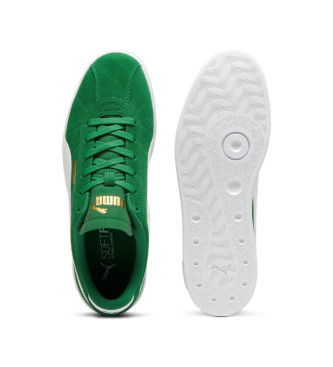 Puma Baskets en cuir Club II vertes