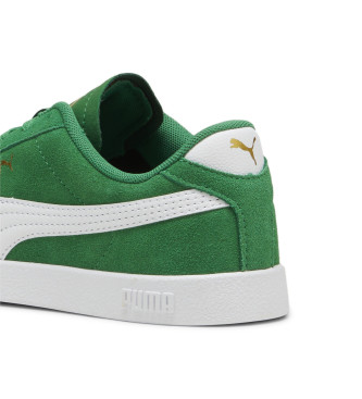 Puma Usnjene športne copate Club II green