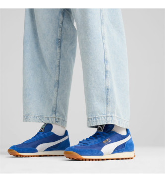 Puma Easy Rider Vintage Leren Sneakers blauw