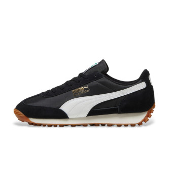 Puma Easy Rider Vintage Leder Turnschuhe schwarz