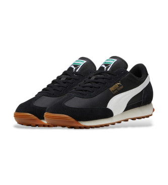 Puma Easy Rider Vintage Leren Sneakers zwart