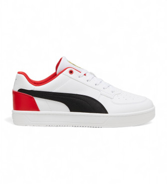 Puma Skórzane buty Ferrari Caven 2.0 białe