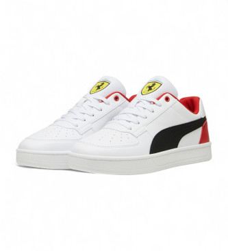 Puma Ferrari Caven 2.0 leren schoenen wit