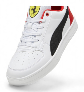 Puma Ferrari Caven 2.0 leren schoenen wit