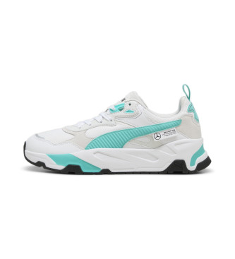 Puma Mapf1 Trinity Leren Sneakers wit