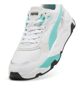 Puma Mapf1 Trinity Leren Sneakers wit