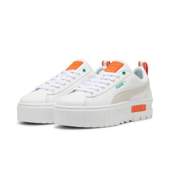 Puma Mayze Leather Sneakers white