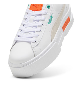 Puma Mayze Leather Sneakers white