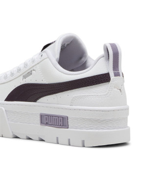Puma Mayze Lder Sneakers hvid