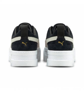 Puma Mayze black leather sneakers 