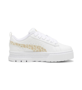 Puma Mayze Wild Lder Sneakers hvid