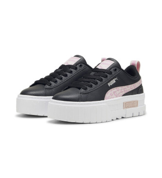 Puma Mayze Wild Leather Sneakers preto