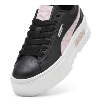 Puma Mayze Wild Leather Sneakers black