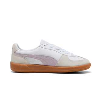 Puma Sneakers i lder Palermo hvid