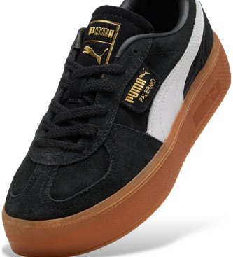 Puma Zapatillas de Piel Palermo Elevata negro