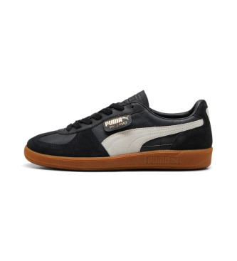 Puma Palermo leren sneakers zwart