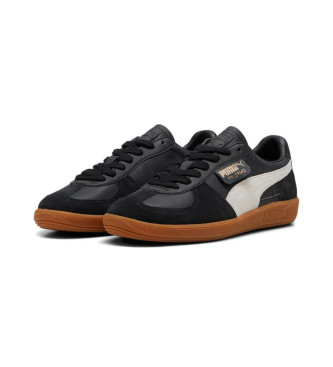 Puma Palermo leren sneakers zwart