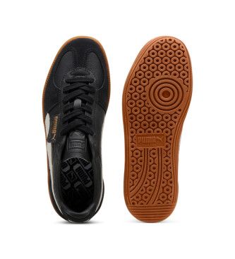 Puma Palermo leren sneakers zwart