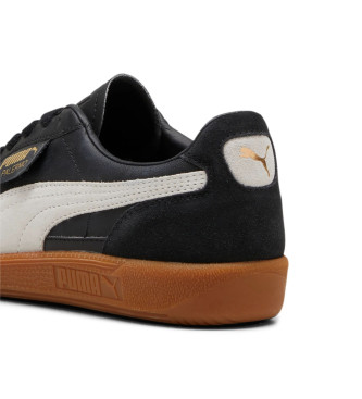 Puma Palermo leren sneakers zwart