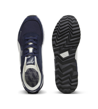 Puma Road Rider Leather Shoes navy