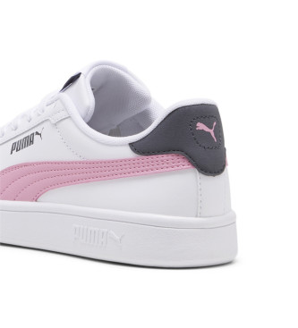 Puma Sapatilhas de couro Smash 3.0 brancas