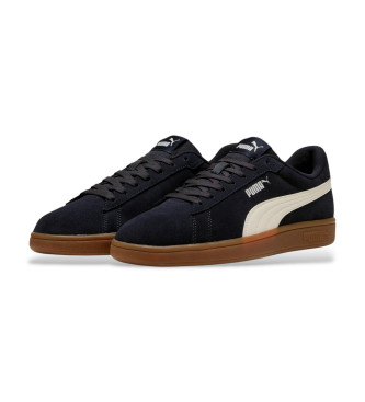 Puma Smash 3.0 marine leren sportschoenen