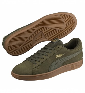 Puma Zapatillas De Piel Smash V2 verde - Tienda Esdemarca calzado, moda y complementos - zapatos marca y zapatillas de marca