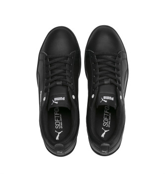 Puma Chaussures en cuir Smash v2 noir