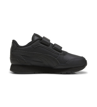 Puma Scarpe da ginnastica St Runner V4 in pelle nera