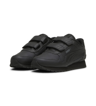 Puma Scarpe da ginnastica St Runner V4 in pelle nera