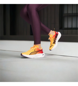 Puma Buty Deviate Nitro 3 Fade pomarańczowe