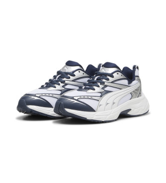 Puma Sapatilhas Morphic branco, azul marinho