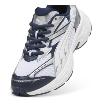 Puma Sapatilhas Morphic branco, azul marinho