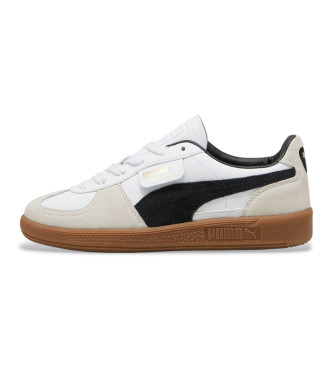 Puma Palermo white leather trainers