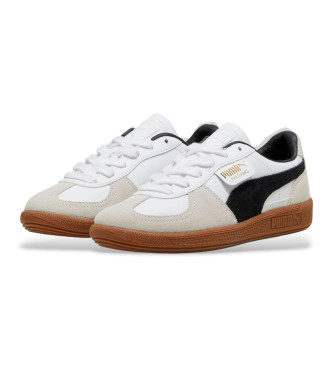 Puma Palermo white leather trainers