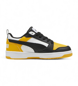 Puma Rebound V6 Lo sko sort, gul