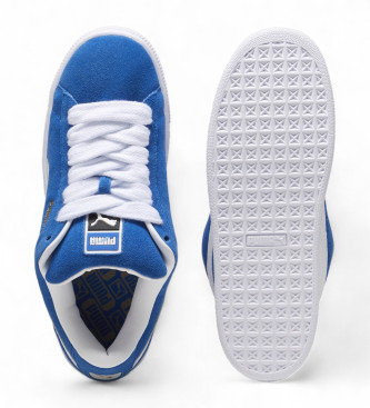 Puma Baskets en cuir bleu Suede Xl