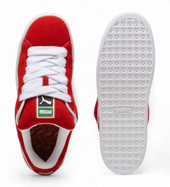 Puma Suede Xl rood leren sportschoenen