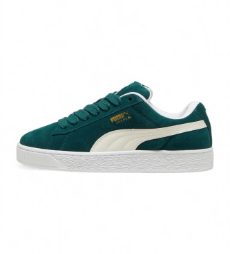 Puma Suede Xl - grna sneakers i lder