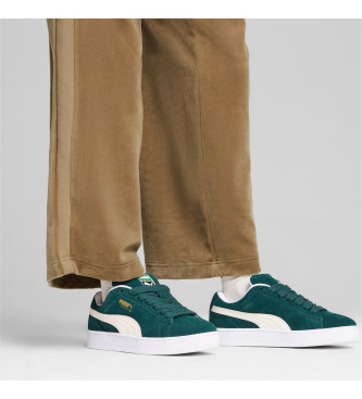 Puma Sapatilhas em pele verde Suede Xl