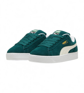 Puma Baskets en cuir vert Suede Xl