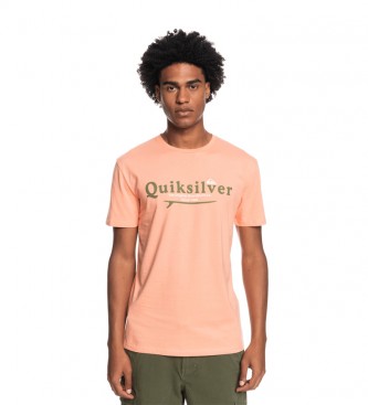 Quiksilver T-shirt SS con fodera argento rosa