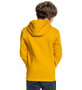 Quiksilver Sweatshirt Grande Logotipo Amarelo