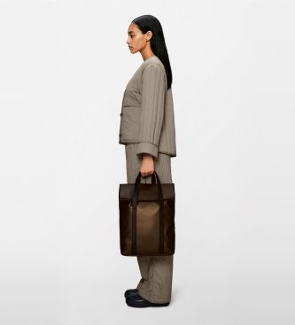 Rains Mochila 2 Way Tote brun