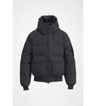 Rains Høj Bomber Puffer Jakke W3T3 sort