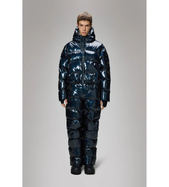 Rains Jacka Tall Kort Puffer marinbl