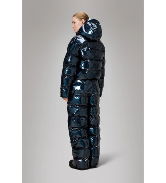 Rains Jacka Tall Kort Puffer marinbl