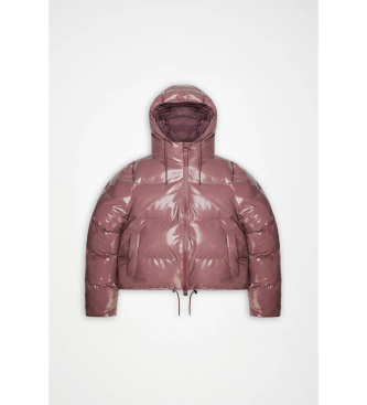Rains Kort pink dunjakke