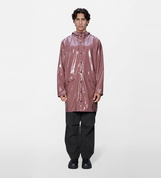 Rains Chaqueta Long rosa
