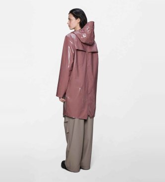 Rains Chaqueta Long rosa
